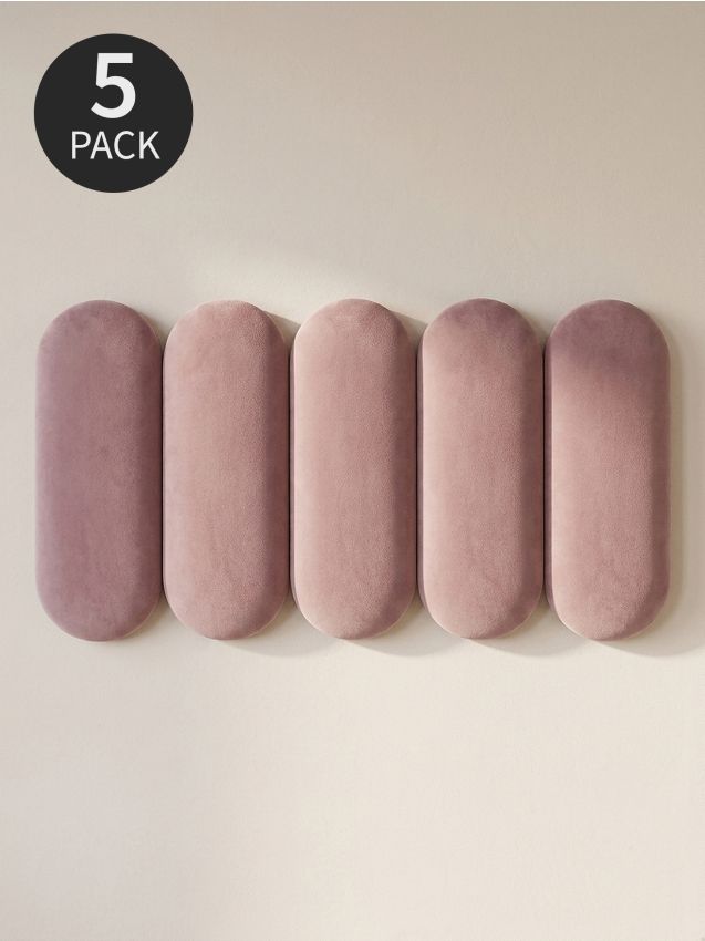 Sinsay - Panouri de perete tapițate 5 pack - roz-pastel