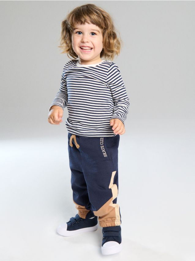 Sinsay - Pantaloni trening cu imprimeuri - multicolor