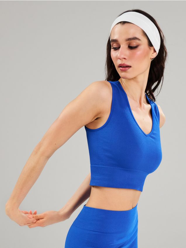 Sinsay - Top sport Gym Hard - indigo