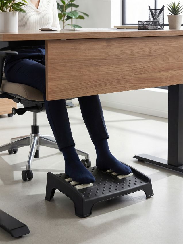 Sinsay - Suport de picioare pentru birou cu rolă de masaj - negru