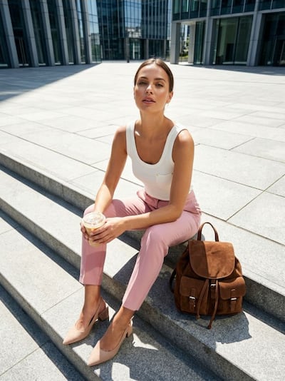 Jednobarevný top na ramínkách