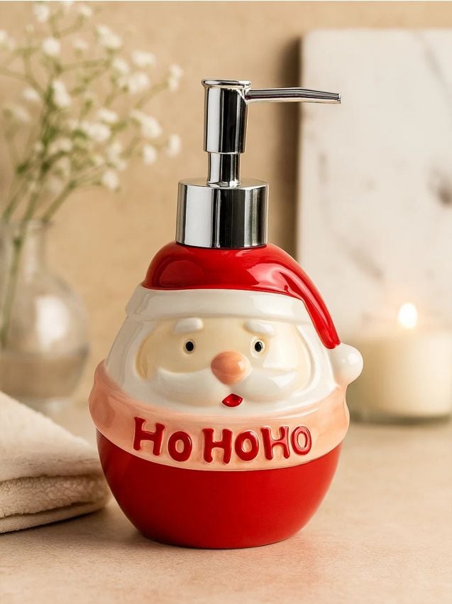 Sinsay - Dávkovač na mydlo s vianočným motívom - červená