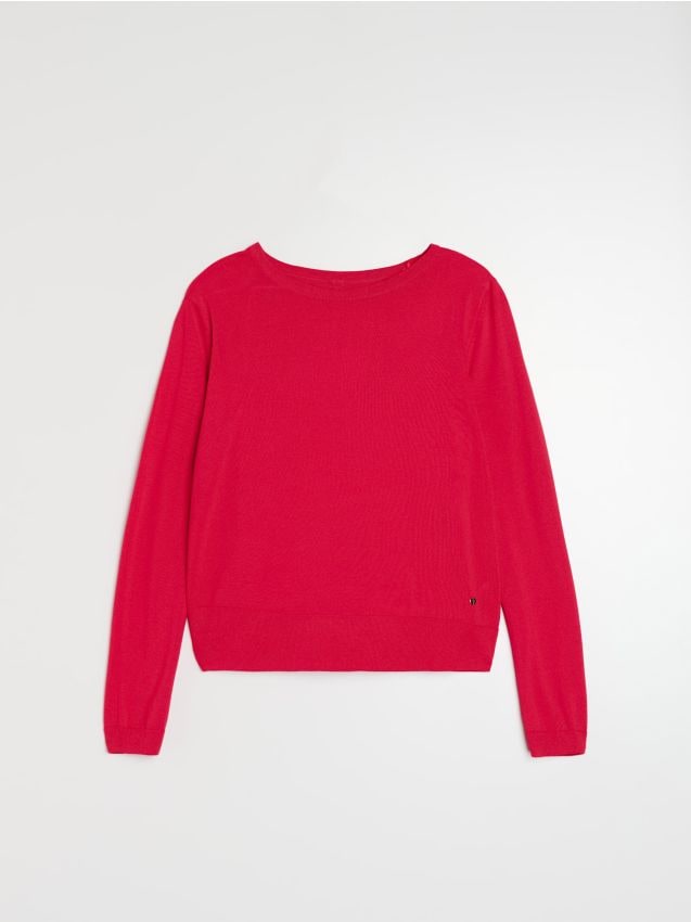 Sinsay - Sweter z domieszką wiskozy - różowy