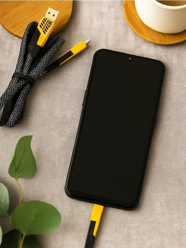 Sinsay - Multifunkčný USB kábel - žltá