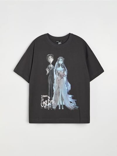 Бавовняна футболка з принтом Tim Burton’s Corpse Bride