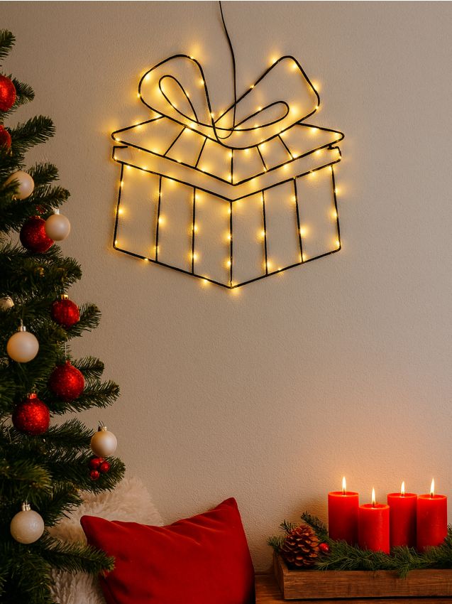 Sinsay - Vianočné LED svetielka - čierna