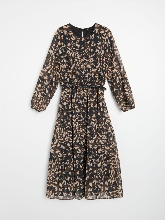 Sinsay Sinsay - Midi εμπριμέ φόρεμα - πολυχρωμο