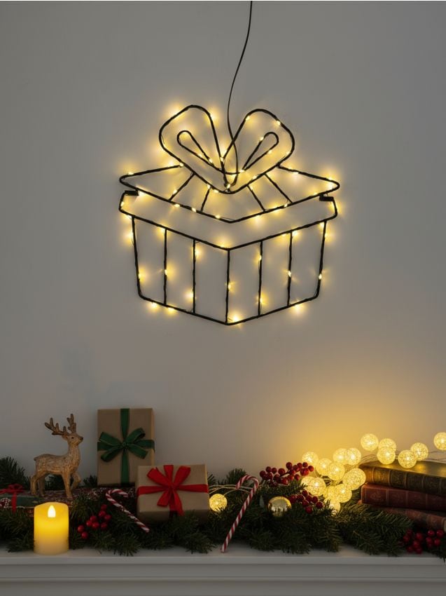 Sinsay - Vianočné LED svetielka - čierna