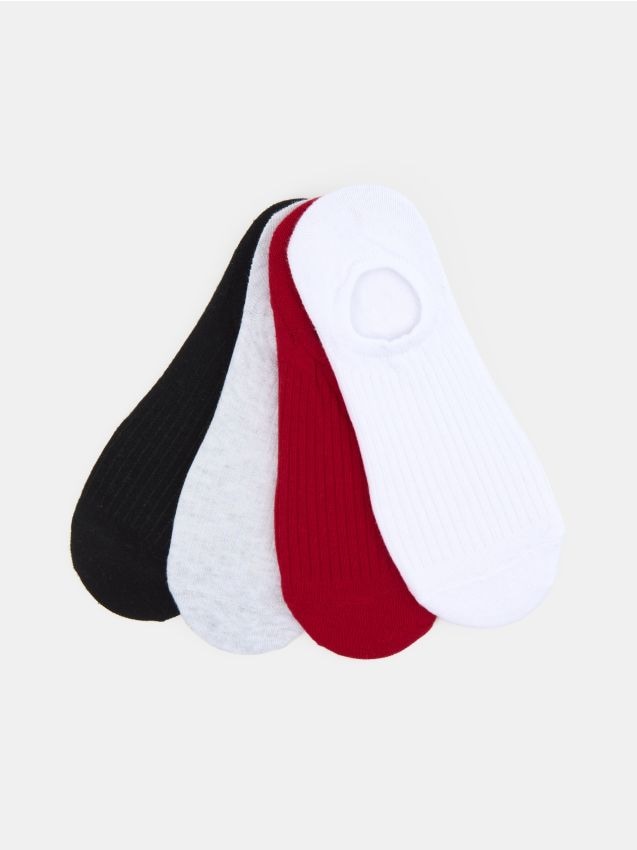 Calzini a coste 4 pack - multicolor