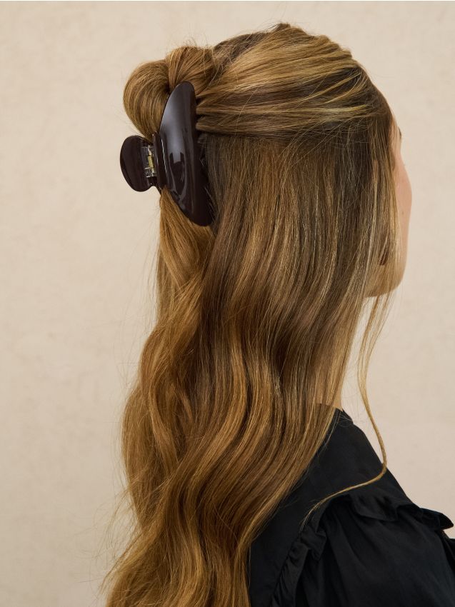 Sinsay - Clamă de păr - maro-închis