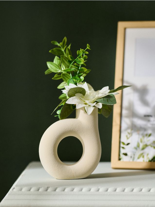 Sinsay - Plantă decorativă într-o vază - alb