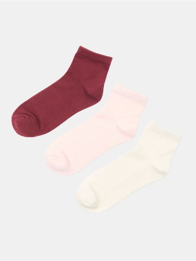 Sinsay - Set de 3 perechi de șosete - multicolor