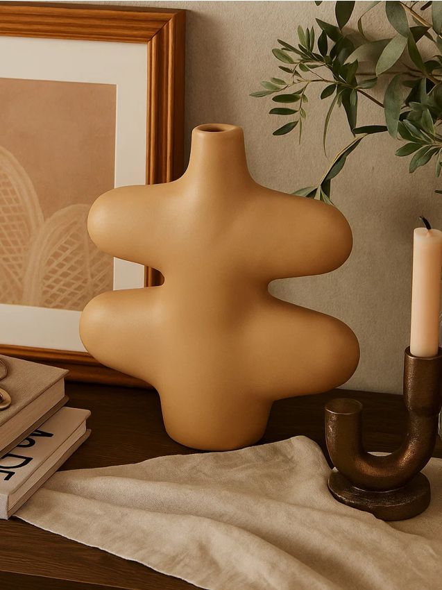 Sinsay - Decorațiune de sine stătătoare cu formă neregulată - oranj-deschis