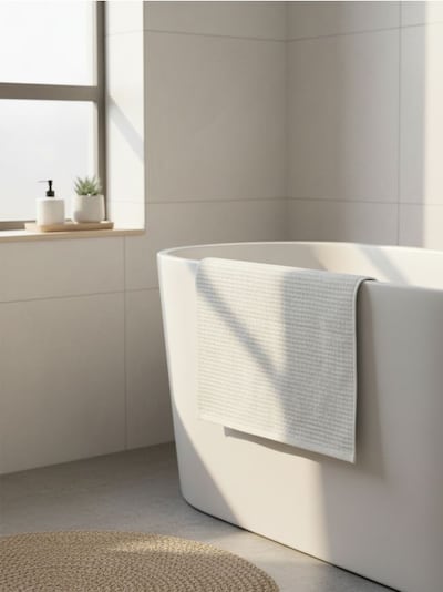 Однотонний бавовняний рушник