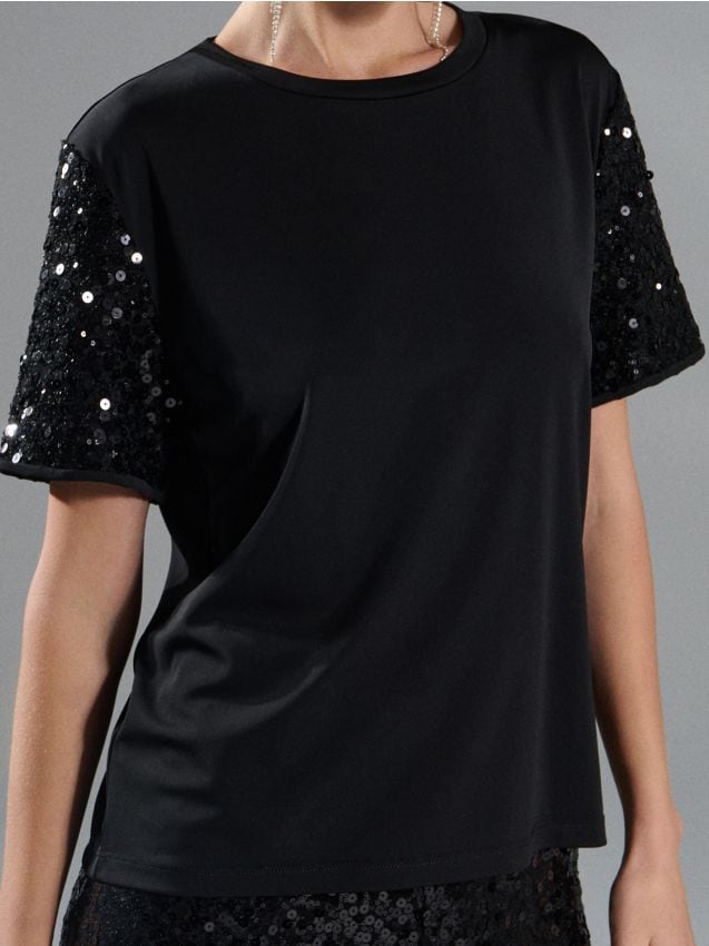 Sinsay - Tričko - čierna