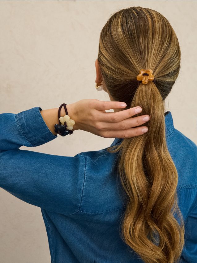 Sinsay - Set de 3 de elastice de păr - multicolor