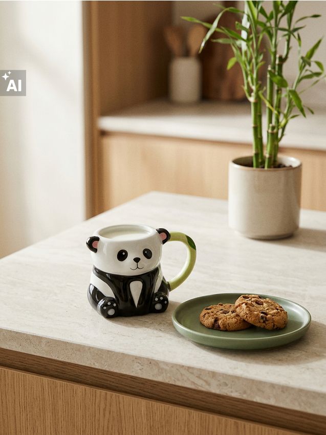 Sinsay - Cană în formă de panda - multicolor