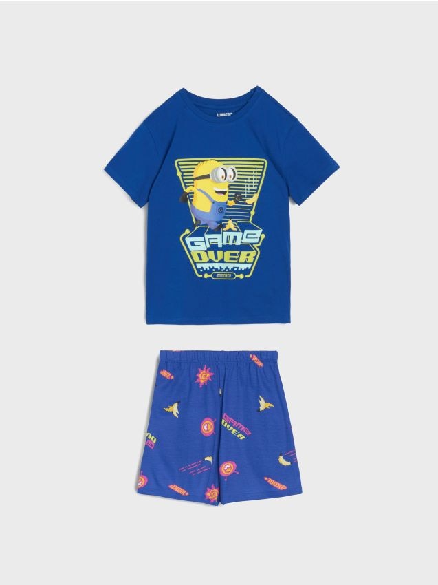 Sinsay - Piżama dwuczęściowa Minionki - granatowy