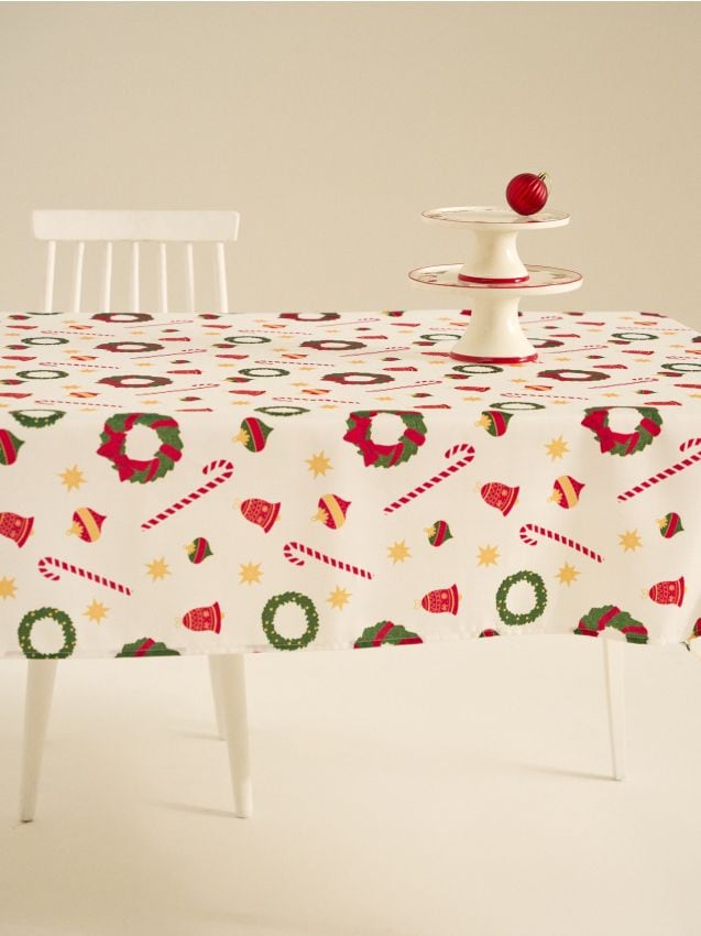 Sinsay - Vianočný obrus - biela