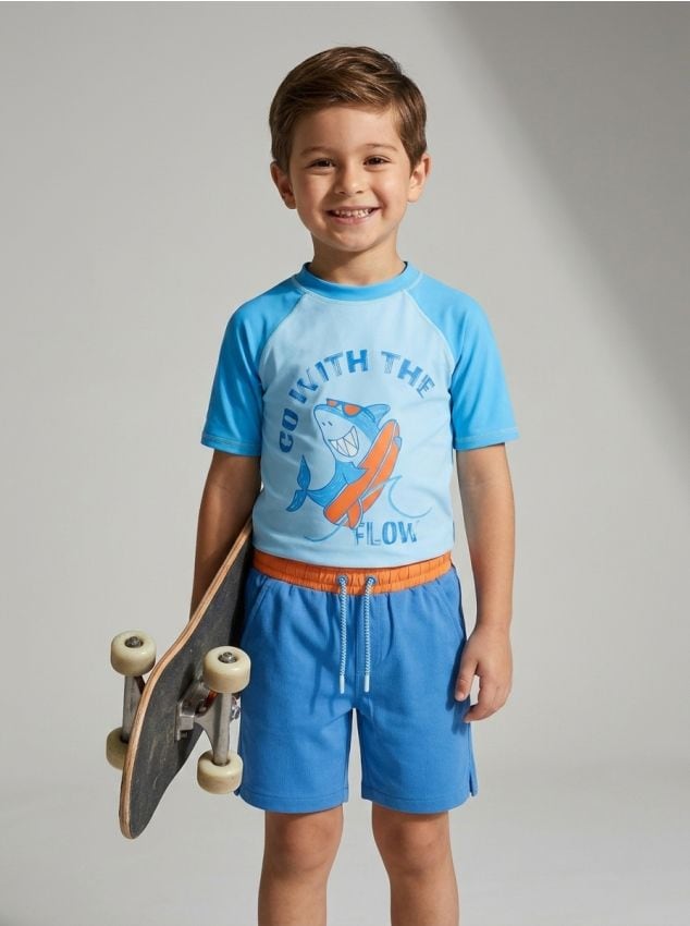 Sinsay - Pantaloni scurți sport Active - albastru