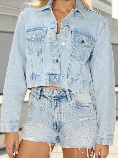 Jeansjacke Oversized