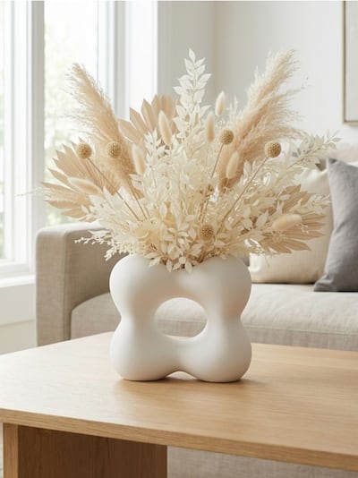 Moderna dekorativna vaza z izrezom