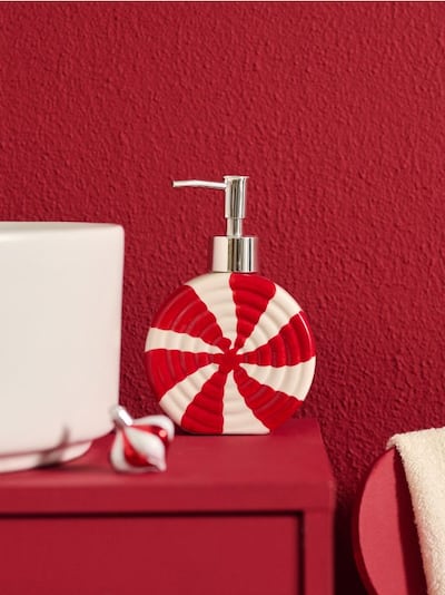 Dozator za milo z božičnim motivom