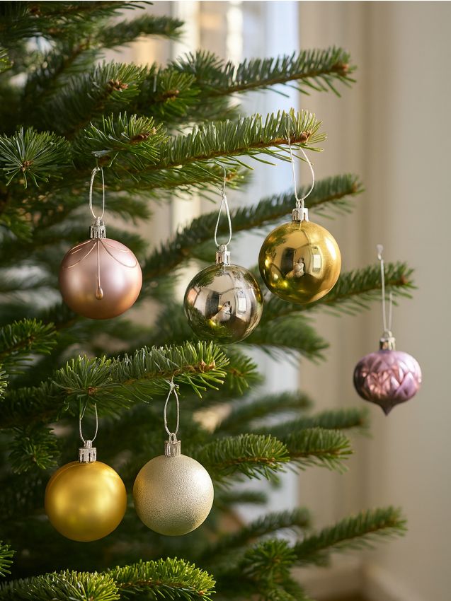 Sinsay - Farebné vianočné gule, balenie 20 kusov - viacfarebná