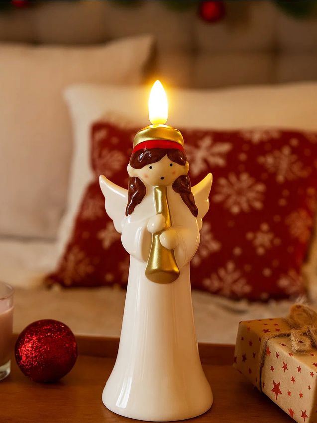 Sinsay - Vianočná lampa v tvare anjelika - zlatá