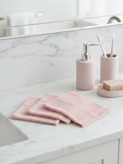 Set pamučnih peškira s resama 3 kom