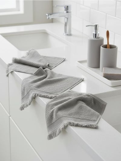 Set pamučnih peškira s resama 3 kom