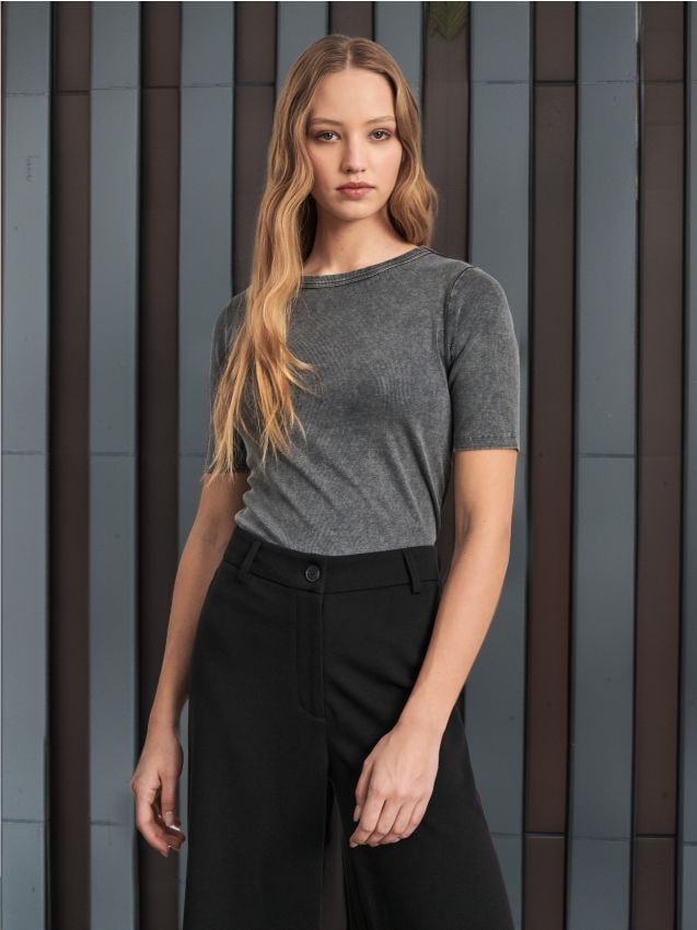 T-shirt in cotone - SINSAY