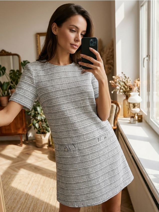 Sinsay - Rochie mini - multicolor