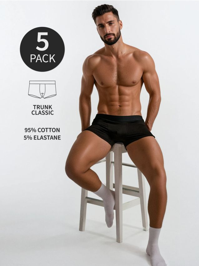 Sinsay - Boxeri din bumbac, set de 5 - multicolor