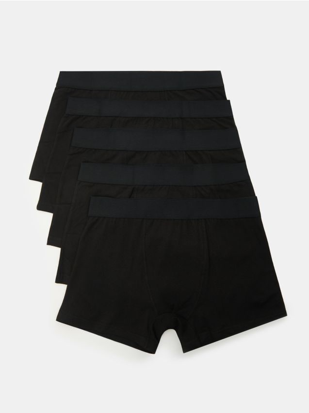 Sinsay - Bawełniane bokserki Classic 5 pack - wielobarwny