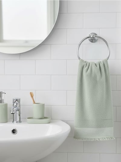 Puuvillane rätik narmastega