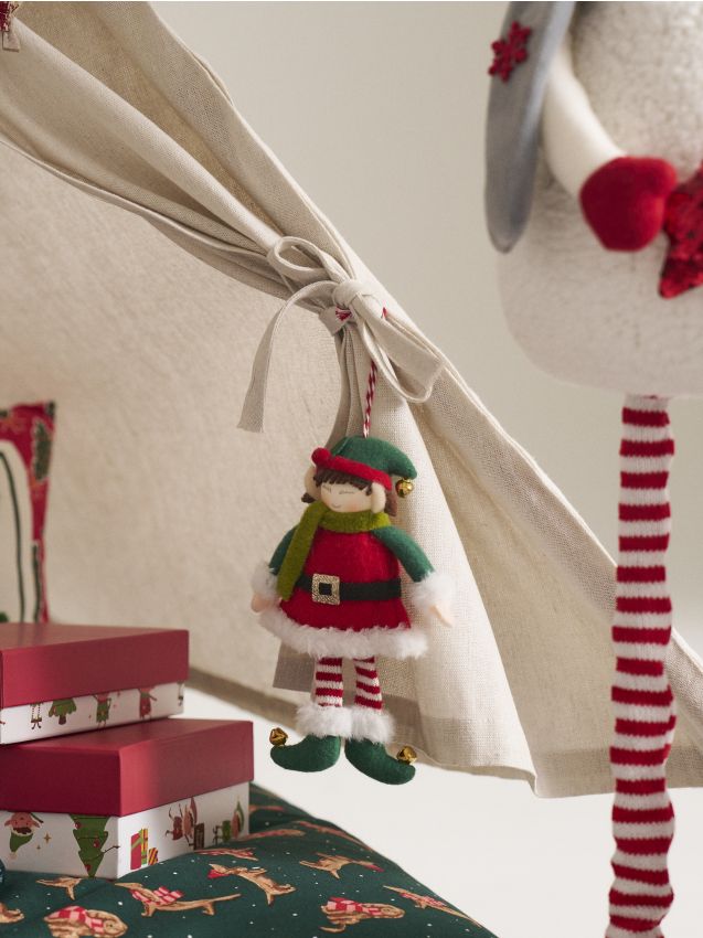 Sinsay - Vianočná dekorácia v tvare škriatka - červená