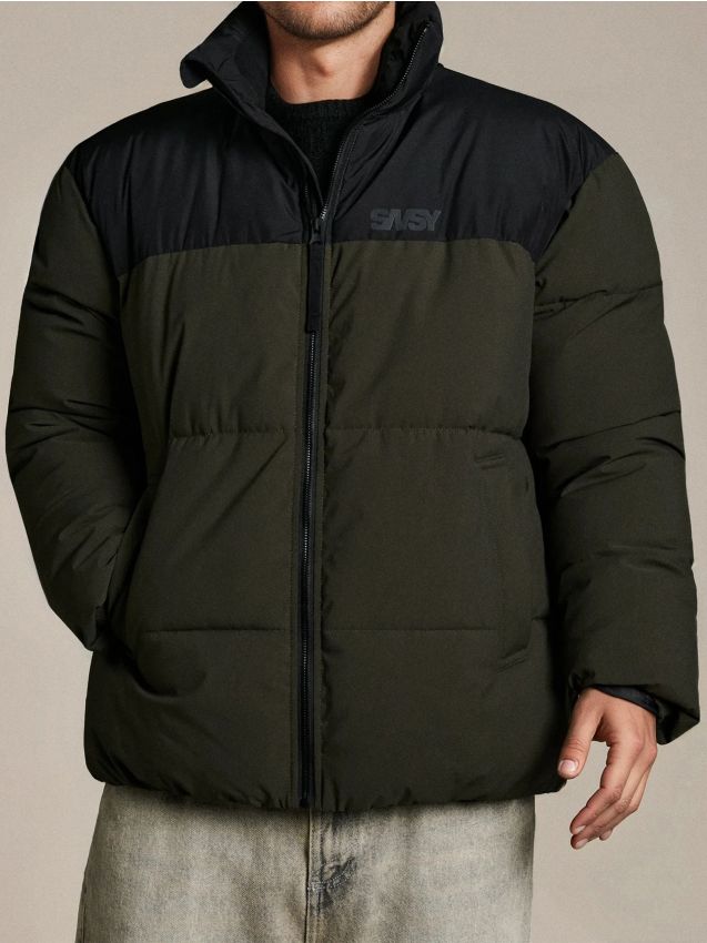 Sinsay - Prešívaná puffer bunda - khaki