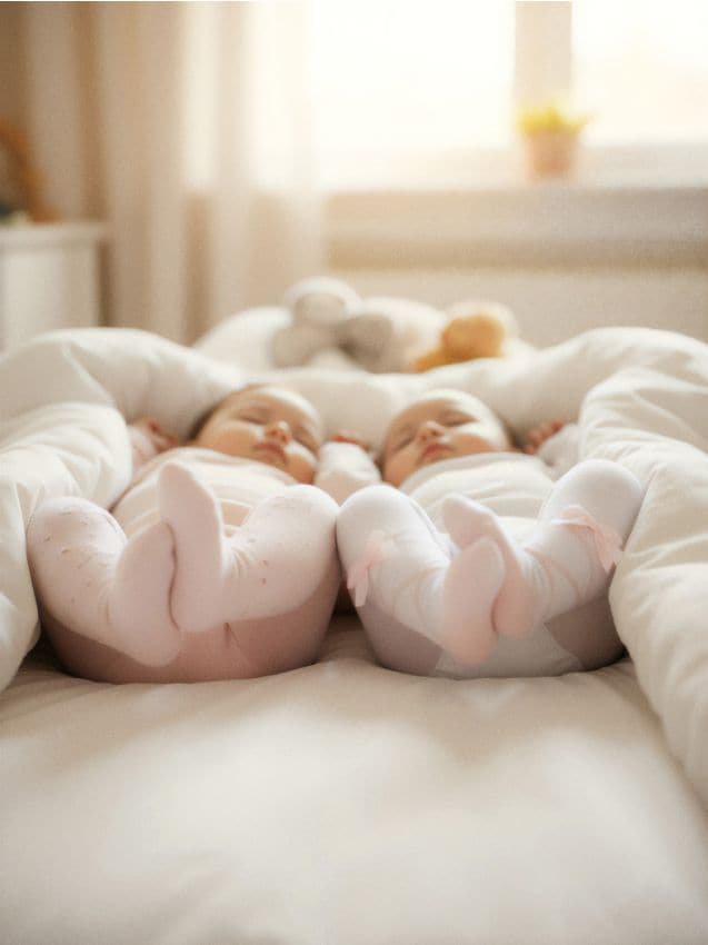 Sinsay - Súprava 2 pančúch - pastelová ružová