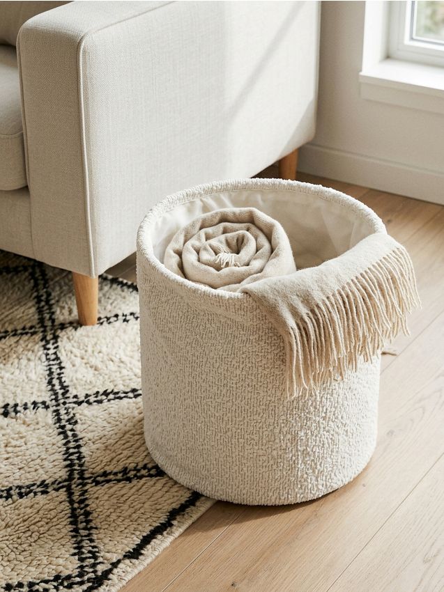 Sinsay - Coș pentru depozitare - alb