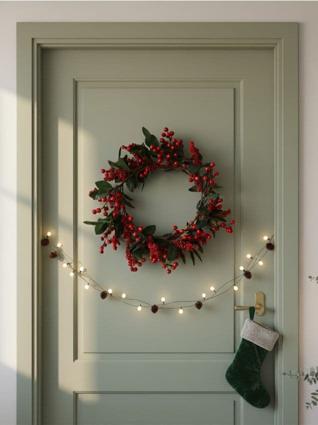 Sinsay - Dekoratívny vianočný veniec - viacfarebná