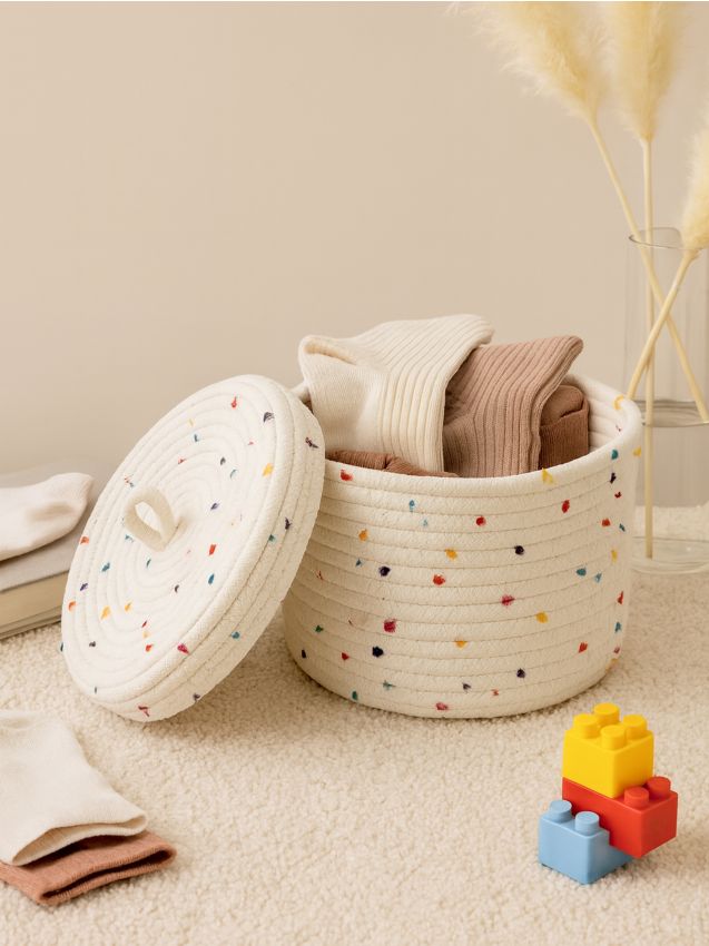 Sinsay - Úložná krabica s vekom - viacfarebná