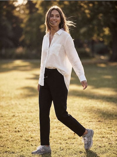 Cigareta pantalone od trikotaže s viskozom