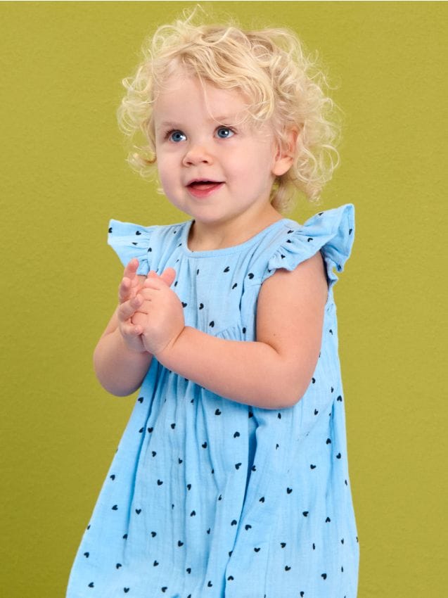 Sinsay - Sukienka z opaską wykonana ze strukturalnej dzianiny - błękitny