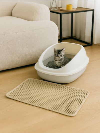 Podložka pod kočičí toaletu