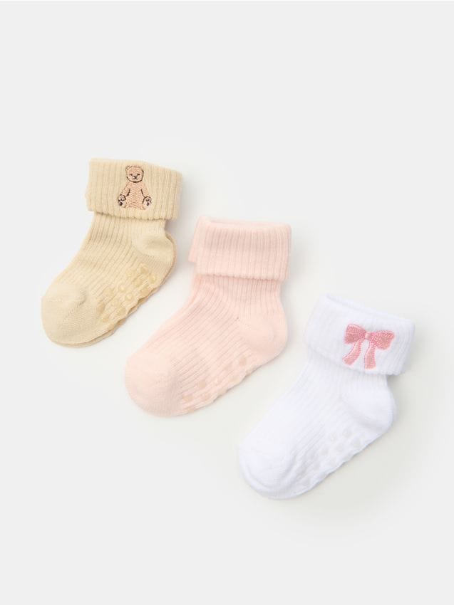 3er-Pack rutschfeste Socken - SINSAY