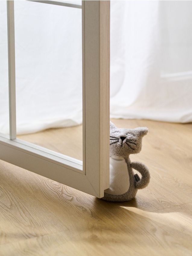 Sinsay - Zarážka do dverí v tvare mačky - svetlošedá