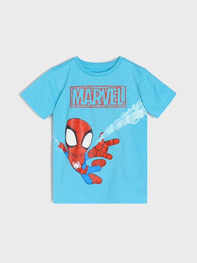 Sinsay - Tricou Marvel - acvamarin