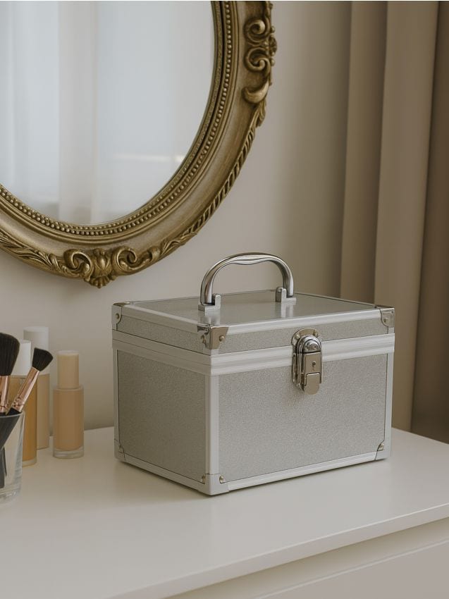 Sinsay - Organizér na kozmetiku - svetlošedá