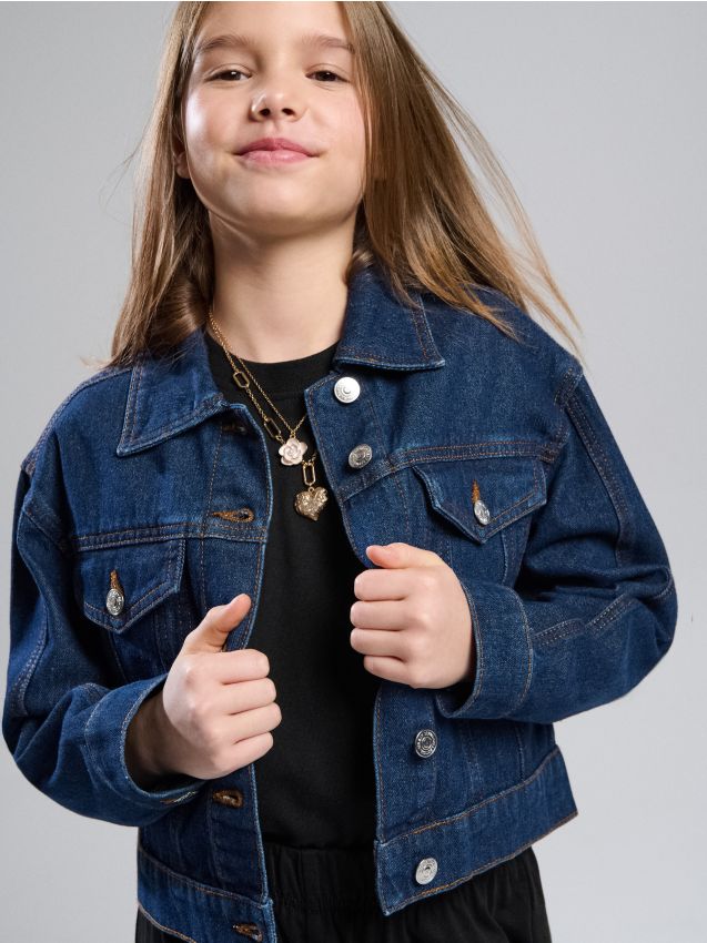 Sinsay - Jeansowa katana - indigo jeans